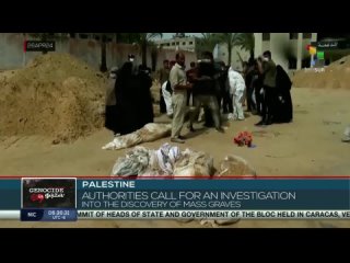 Palestinian authorities demand investigation into bodies in Gaza mass graves