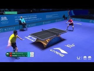 Fan Zhendong vs Wong Chun Ting _ MS Group 2 _ ITTF Men_s and Women_s World Cup Macao 2024(360P).mp4