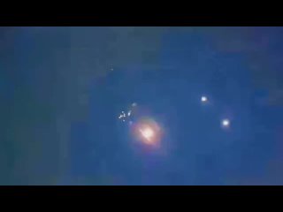 SPACE WAR – Al Jazeera TV filmed a cluster of UFOs and perhaps a triangular UFO in the sky, which shot down some drones and miss