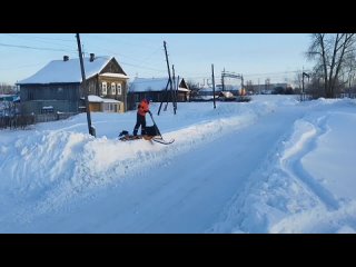 Испытания на прочность мотоснегоката типа ЭГОИСТ