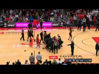 DeMar DeRozan and Dillon Brooks ejected for huge fight after hard foul
