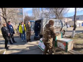 Команда специального назначения 81-й отдельной бригады 2 батальона «Медведи» отправила гуманитарную помощь для Алешкинского детс