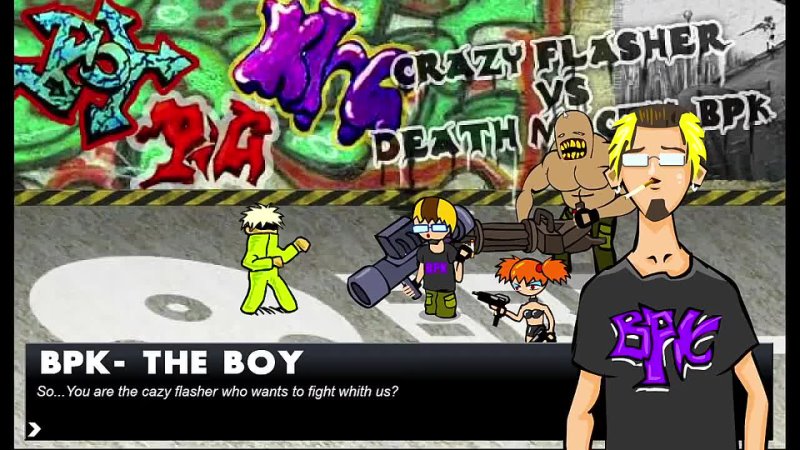 Story Mode Crazy Flasher 3: The King of Deathmatch ( Adobe Flash