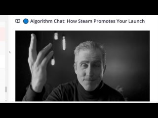 Algorithm Chat How Steam Promotes Your Launch