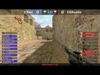 Шоу-Матч по CS 1.6 [CSavi -vs- CSRussia] @ by kn1fe /1map