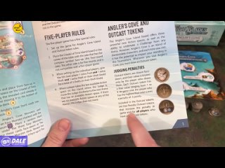 Tidal Blades: Heroes of the Reef  Angler's Cove 2020 | ANGLERS COVE Expansion Unboxing for TIDAL BLADES Her... Перевод