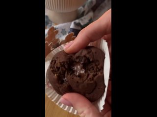 Безумно вкусные ПП кексы с шоколадом