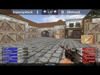 Финал турнира по CS 1.6 от проекта Quality topoviystack -vs- lifeless5 @ by kn1fe