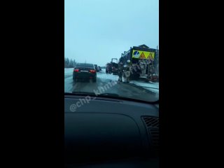 Авария с пожаром на трассе Когалым - Сургут(720p).mp4