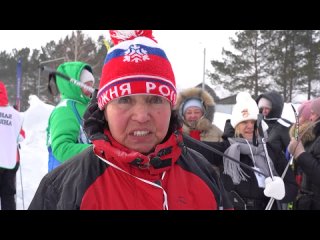 К российским воинам обратилась кемеровчанка Рамиля Шарифуллина, которая приняла участие в лыжном марафоне в поддержку участников