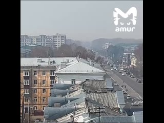 Хабаровск и Комсомольск-на-Амуре в дыму от палов сухой травы. Людей просят плотнее закрывать лоджии и балконы