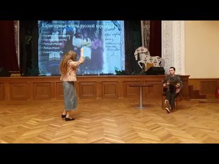 Урок традиционной хореографии для начинающих от этнохореографа Ульяны Карловой на ВДНХ павильон 84