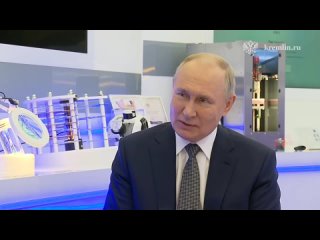 Владимир Путин ответил на вопросы журналиста Павла Зарубина