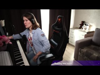 🇺🇸 🎼👩🎹🔊 2024 02 18 Piano ❤ Pianistka Katrine [Twitch Streams] (Playing the Piano)