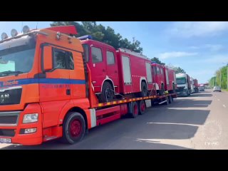 Новые пожарные машины прибыли в республику