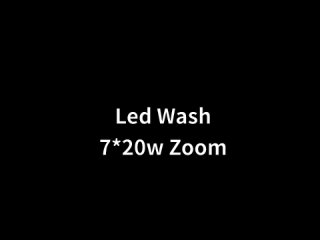 Световая голова Wash/Beam 7*20w RGBW Zoom