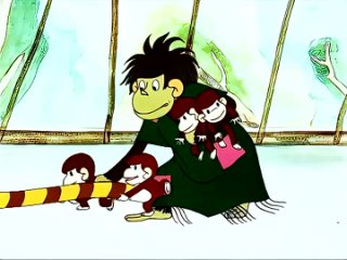 Про обезьянок. Осторожно, обезьянки! 1984  © Союзмультфильм