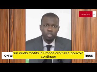 Победивший на выборах в Сенегале Бассиру Диомай Фай выступил с антифранцузской речью по-английски :