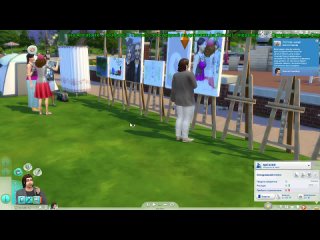 2 серия Sims 4 Симафор молодой предприимчивый художник