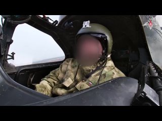 Экипаж вертолета Ми-35М поразил опорные пункты и живую силу противника на Купянском направлении