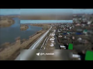 В Тюменской области вода вплотную подобралась к Ишиму и селу Казанскому