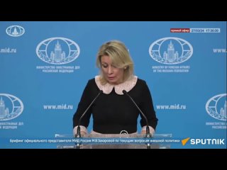 Официальный представитель МИД РФ Мария Захарова прокомментировала заявления главы Минобороны Молдовы об участии молдавских наемн
