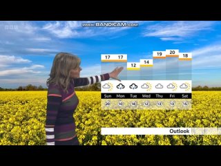 Louise Lear BBC Weather 2024 04 07 in HD!