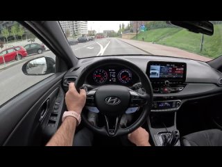 Hyundai i30 N Performance 2.0 T-GDI 275HP|0-100| POV Test Drive #2042 Joe Black