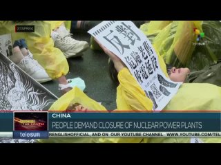 China People demand closure of nuclear power plants