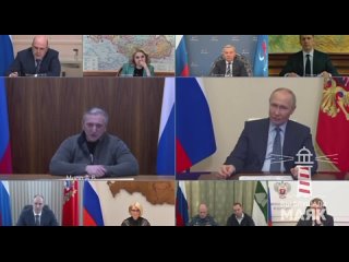 «Не смешно»: Путин поправил губернатора Тюменской области из-за его слов об «упертых» жителях, которые не хотят эвакуироваться