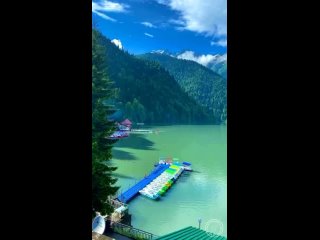 Озеро Рица, Абхазия.