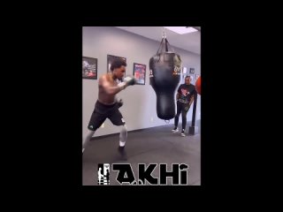 Jermall Charlo SHACKING OFF the Rust Back Training
