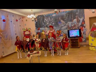 Русские Святочные традиции. Танец  Гадание на Рождество.
