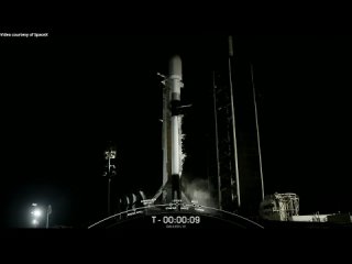 Старт ракеты Falcon 9 с двумя спутниками Galileo