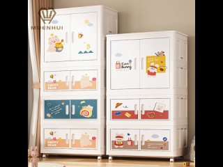 MUENHUI New Design High Quality Folding Design Plastic Cupboard