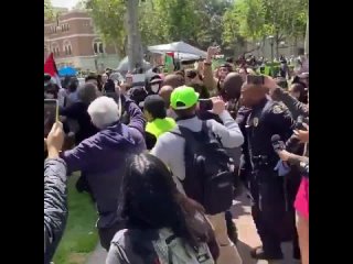 Более 50 человек задержаны в ходе пропалестинской демонстрации в университете Остина, штата Техас.   Губернатор Техаса Эбб