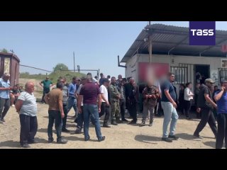 Haut-Karabakh: les habitants du village armnien de Kirants protestent contre le transfert  l'Azerbadjan de quatre localits