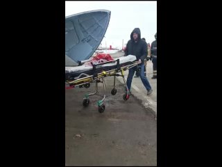54-летнюю пациентку из Кваркено доставили вертолётом в больницу имени Войнова в Оренбурге для срочной операции.