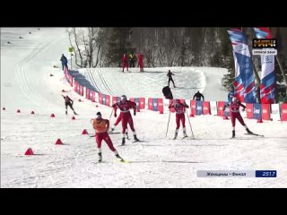 Победный финиш Вероники Степановой в спринте финала Кубка России в Кировске