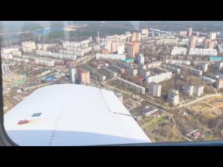 Учебные полеты на легкомоторных самолетах в Мячково