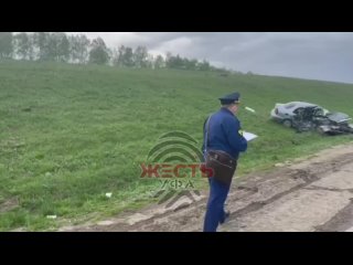 Сегодня в Кугарчинском районе произошло смертельное ДТПНа 346 километре трассы Магнитогорск  Ира столкнулись Chevrolet Lano