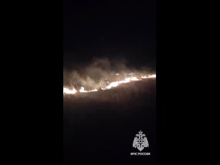 Рост природных пожаров: в Горловке и Енакиево подразделения МЧС ликвидировали горение сухой травы