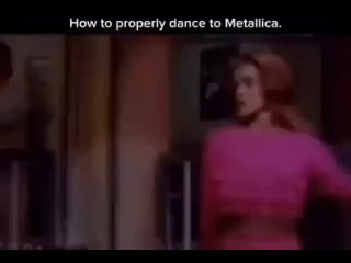 Как надо танцевать под Металлику.