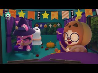 Five Little Monsters Jumping on the Grave   Compilation   Halloween Sing Along   Pinkfong  Hogi