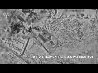 IDF releases footage of its targeting of alleged Hezbollah targets in southern Lebanon