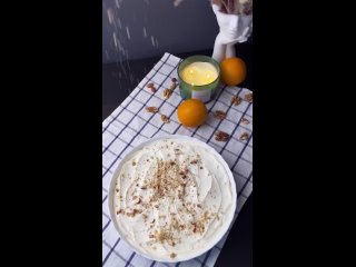 морковно-овсяный пирог