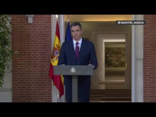 Премьер Испании Санчес заявил, что решил не покидать свой пост после политического скандала