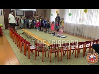 В Светлогорске сотрудники отделения ГИБДД провели практическое занятие с дошкольниками