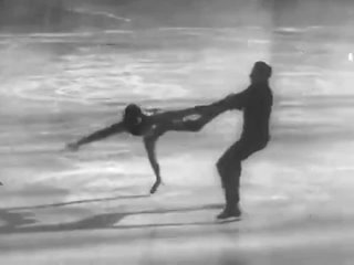 Танцы на льду в начале прошлого века