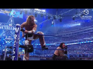 Гробовщик реверсирует сальто и побеждает Шона Майклза на WrestleMania 25